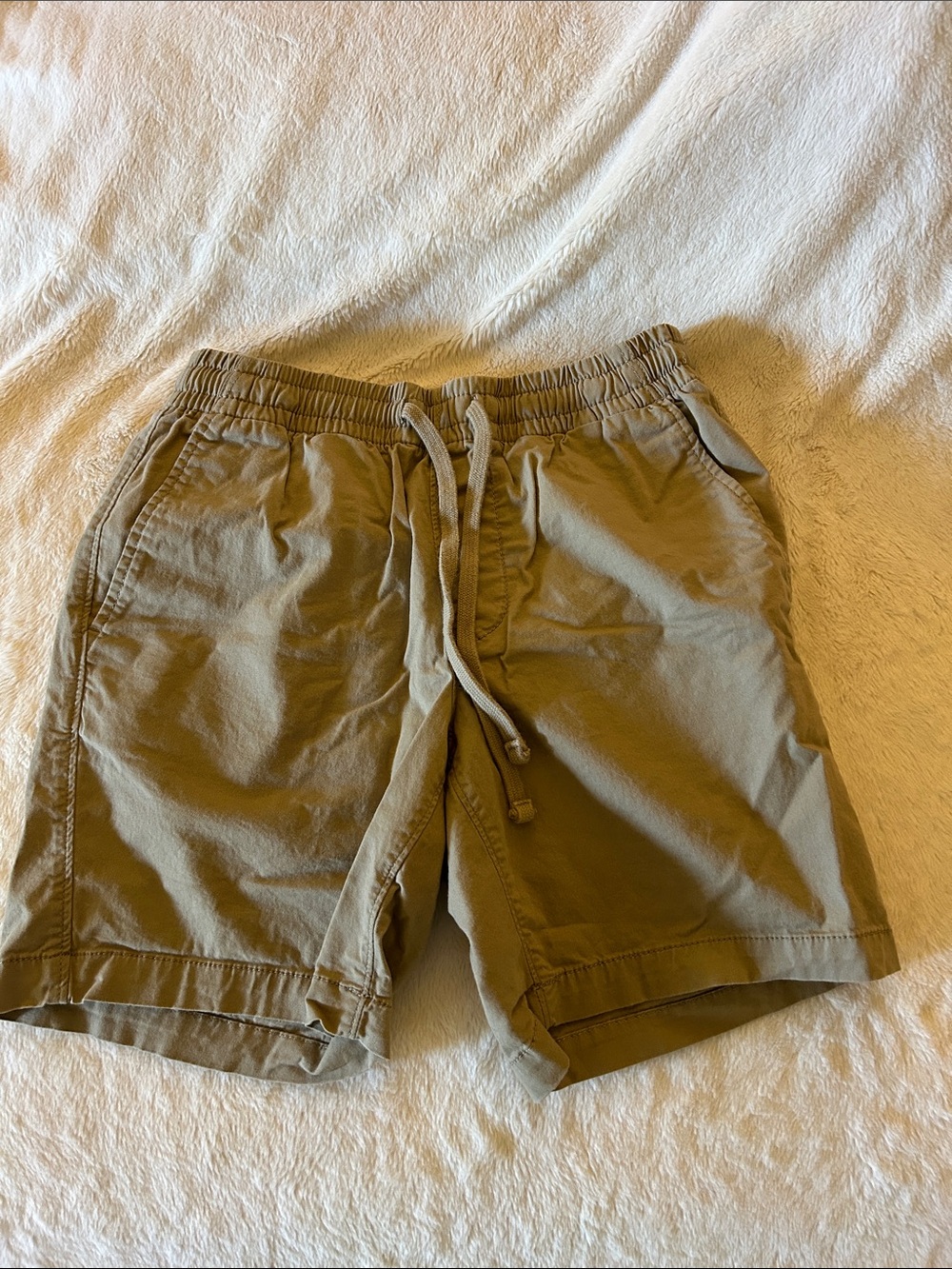 Sonoma Men's Drawstring Hybrid Shorts in Tan